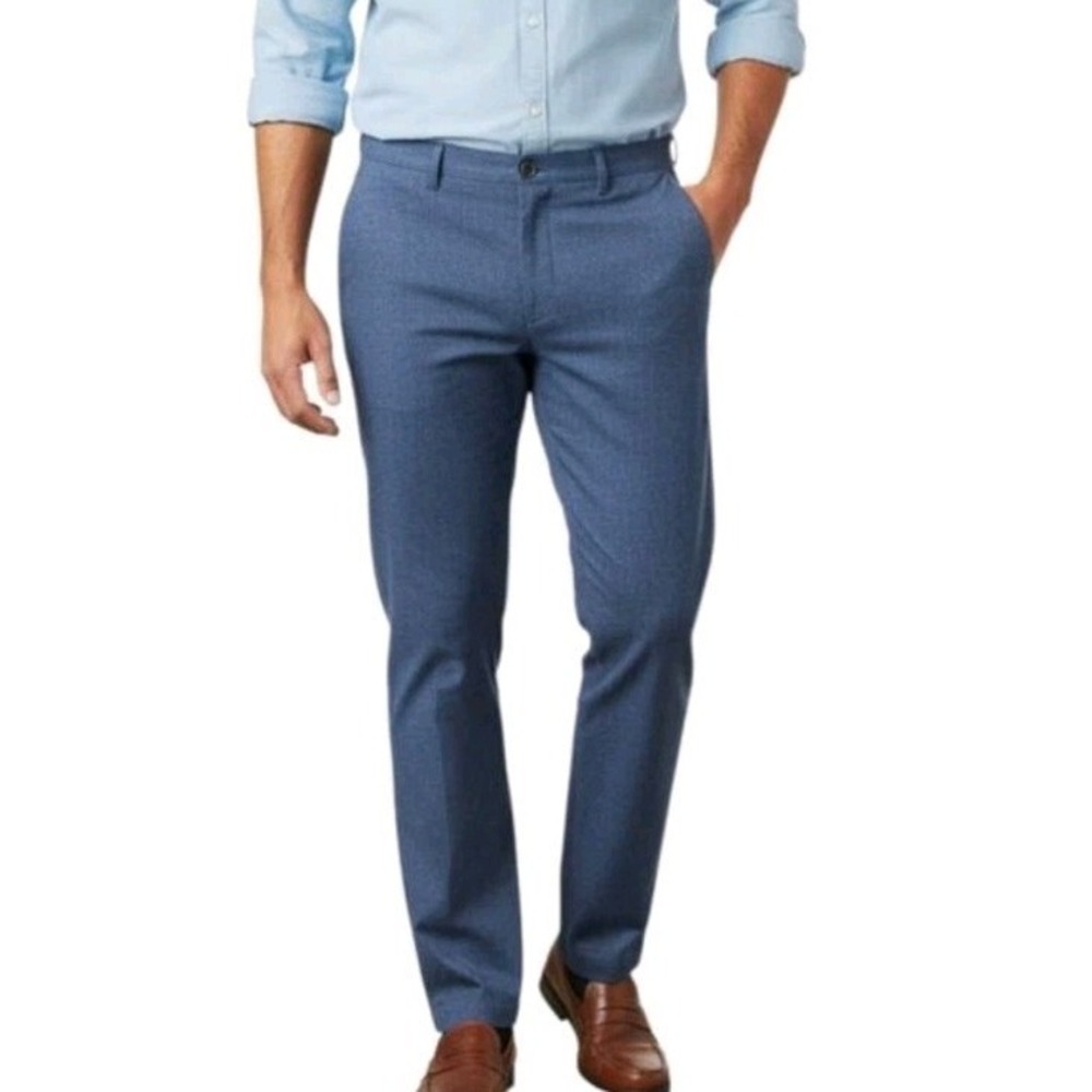 32‎ Degrees Cool Pants Mens 38 Indigo Denim Melange Stretch Performance Golf